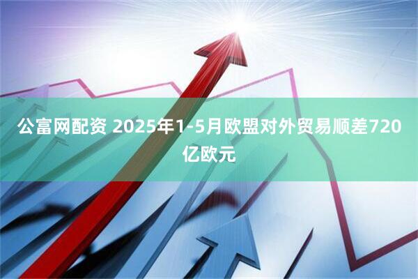 公富网配资 2025年1-5月欧盟对外贸易顺差720亿欧元